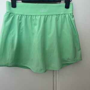 ALO Yoga Mint Green Skater Tennis Skirt
